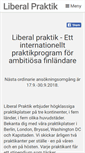 Mobile Screenshot of liberalpraktik.fi