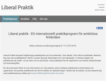 Tablet Screenshot of liberalpraktik.fi